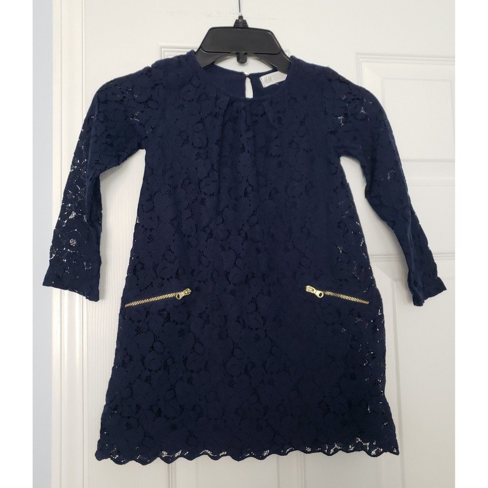 H & M Girls Lace Dress Size Small